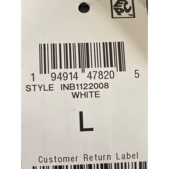 Inc International Concepts Rope-Wrapped-Buckle Belt White NWT Size L - Picture 2 of 2